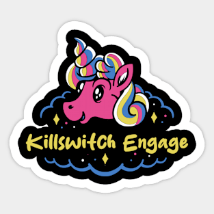 engage and unicorn Sticker